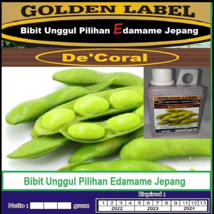 Sahabat Tani5 Bibit Edamame Kemasan Derigen| Bibit Kedelai Jepang | Biji Bibit Kacang Edamame - Orde