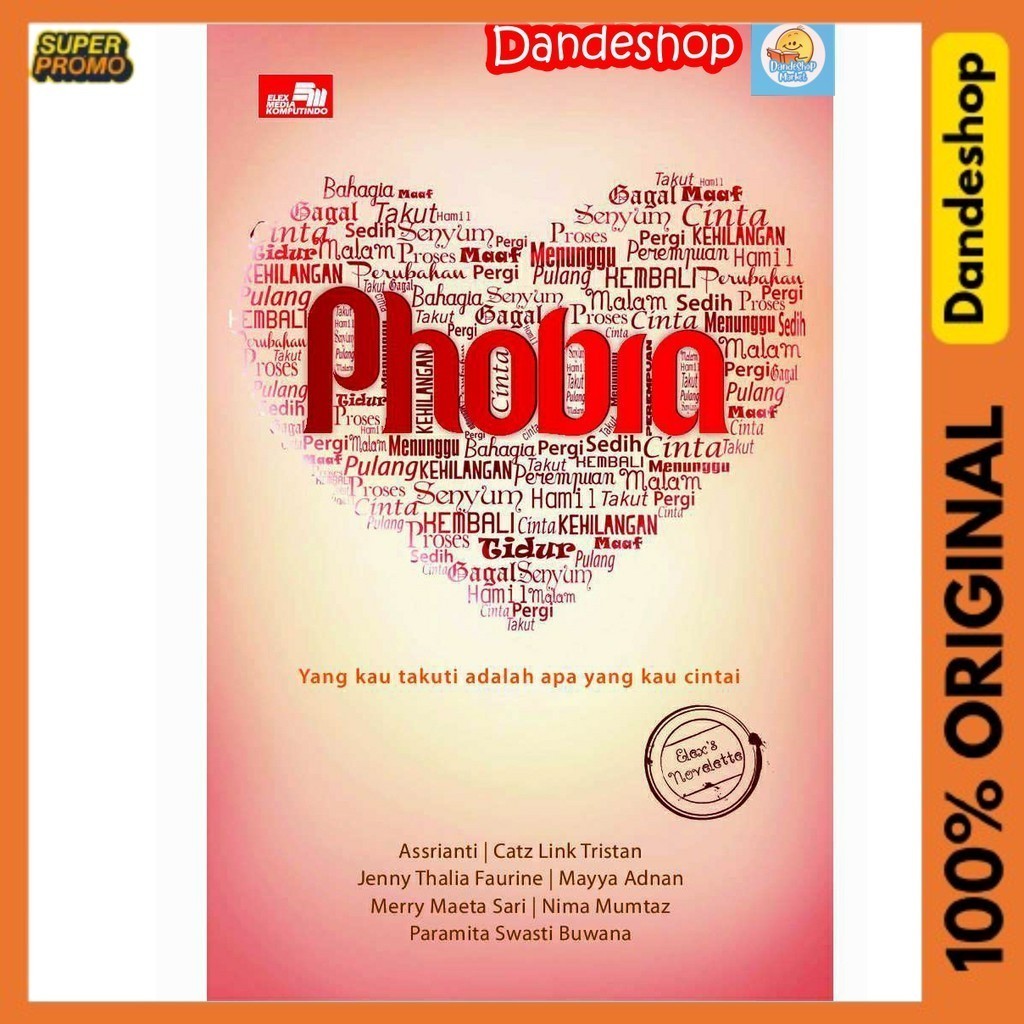 Phobia - Buku Novel Oleh Jenny Thalia Faurine