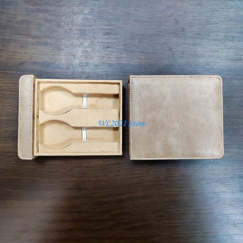 G5GC Watch Box Women Multifunctional 3 Grids PU Leather- Storage and Packaging Wrist Watch Boxes Hig