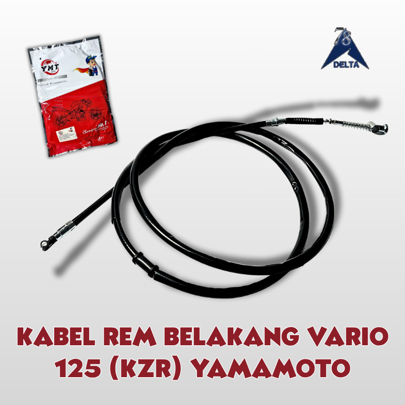 KABEL REM BELAKANG VARIO 125 KZR YAMAMOTO –KABEL TALI REM BELAKANG KIRI VARIO 125 OLD TECHNO NON CBS