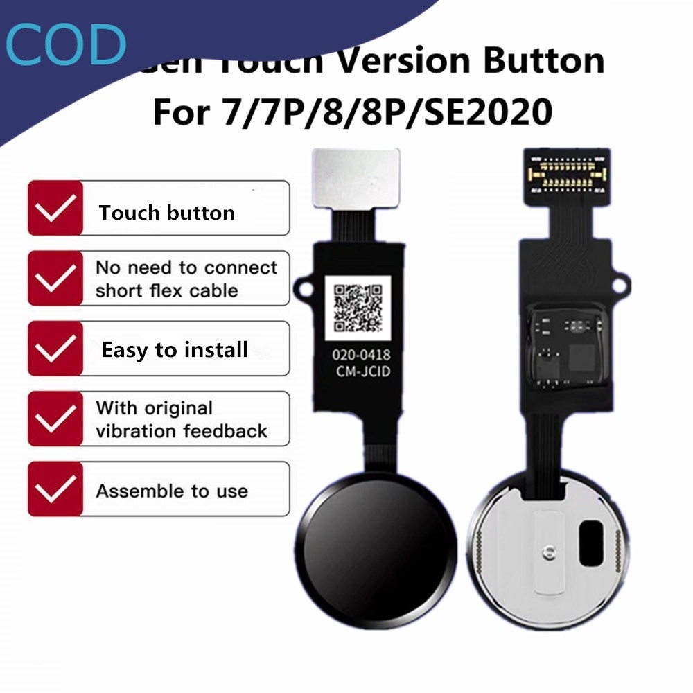 JC Home Button Flex For iPhone 7 8 Plus SE2020 YF Universal Back Return Function Solution Without To