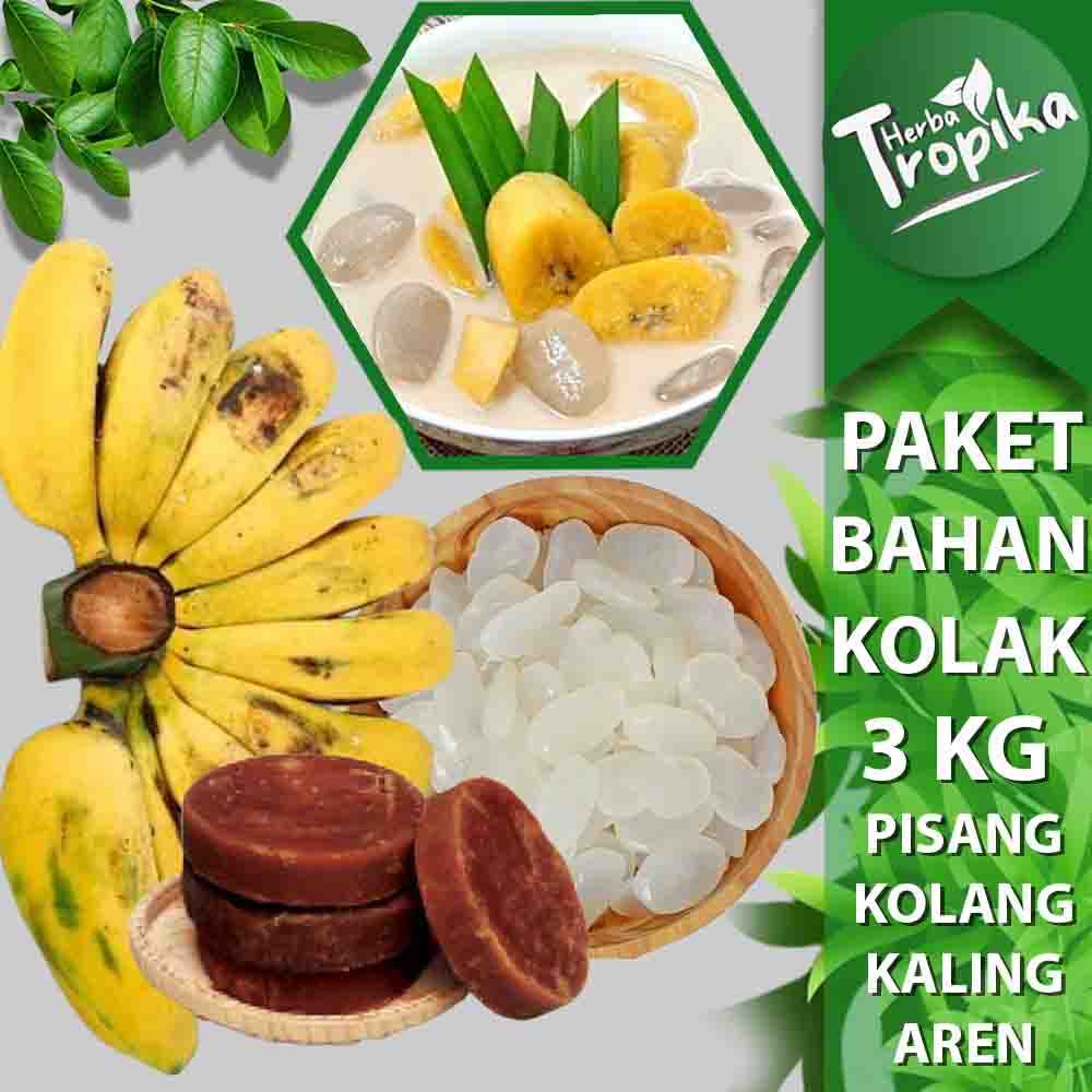 Paket Bahan Kolak Pisang + Kolang Kaling + Gula Aren toko herba Tropika