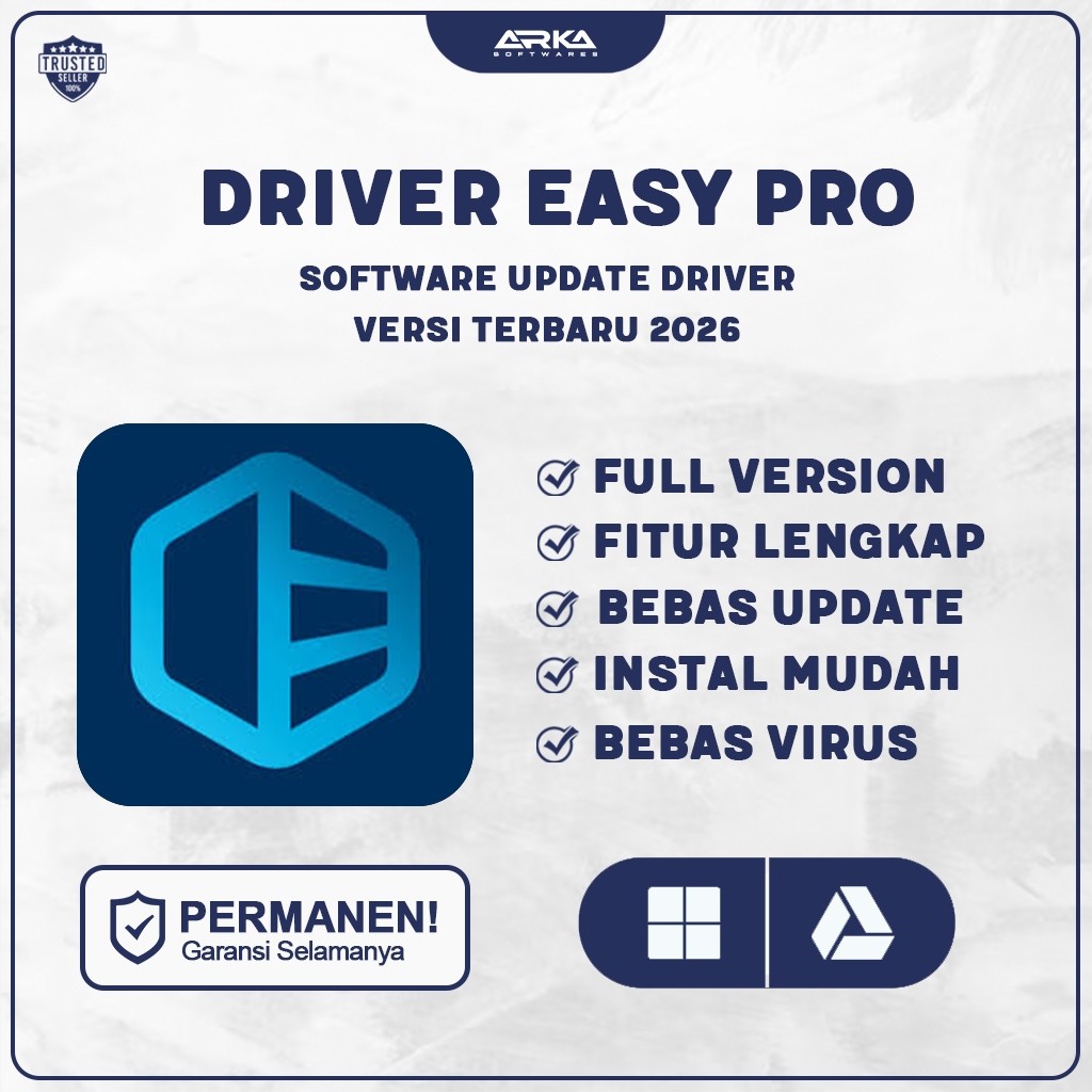 Driver Easy PRO 2025 Full Version Original Lifetime | Software Update Driver + Panduan Instalasi