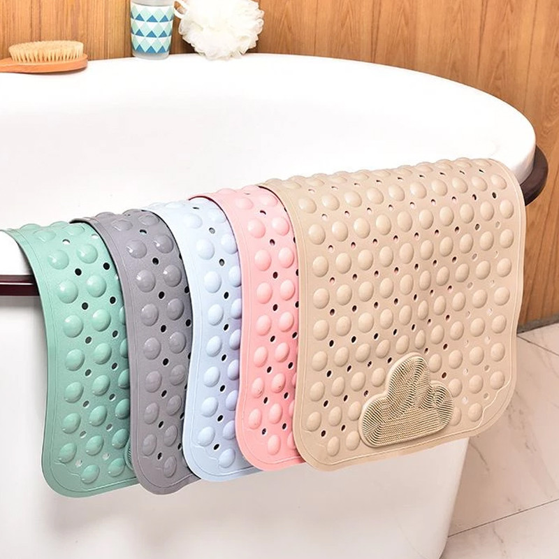 Kamar Mandi Keset Karpet Shower Dengan Pijat Pad Sikat Pijat Anti slip Toilet