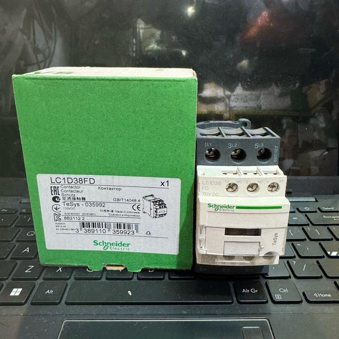 KONTAKTOR LC1D38FD 110V DC SCHNEIDER