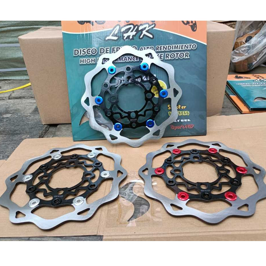 (Otomotif juara) PIRINGAN CAKRAM DEPAN GALFER 220MM DISC GALFER  BEAT VARIO MIO JUPITER SCOOPY DLL