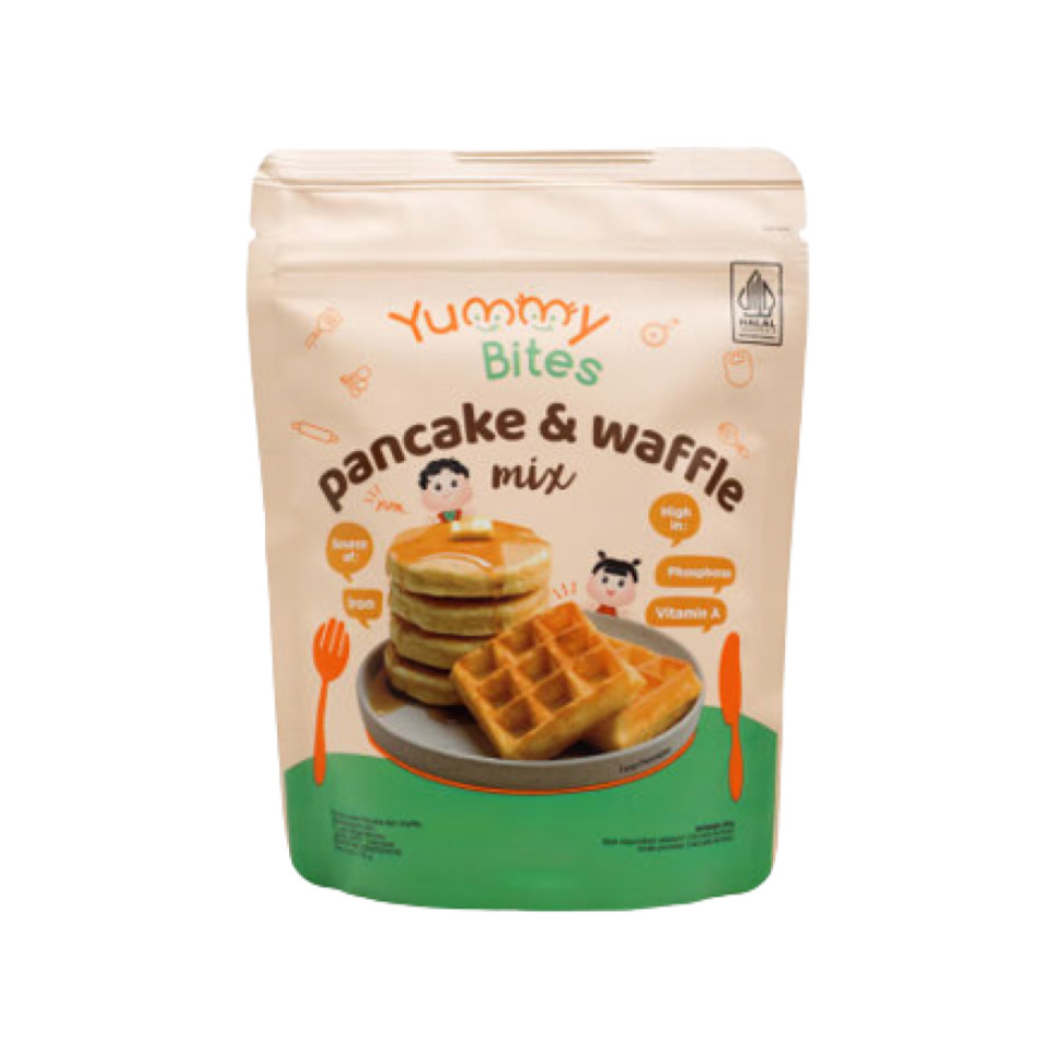 Yummy Bites Snack Bayi Pancake & Waffle Mix 130 gr