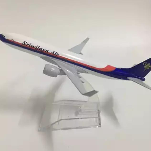 Miniatur Pesawat Sriwijaya Air Type 737 Diecast Hadiah Diecast Hadiah - Sriwijaya Air