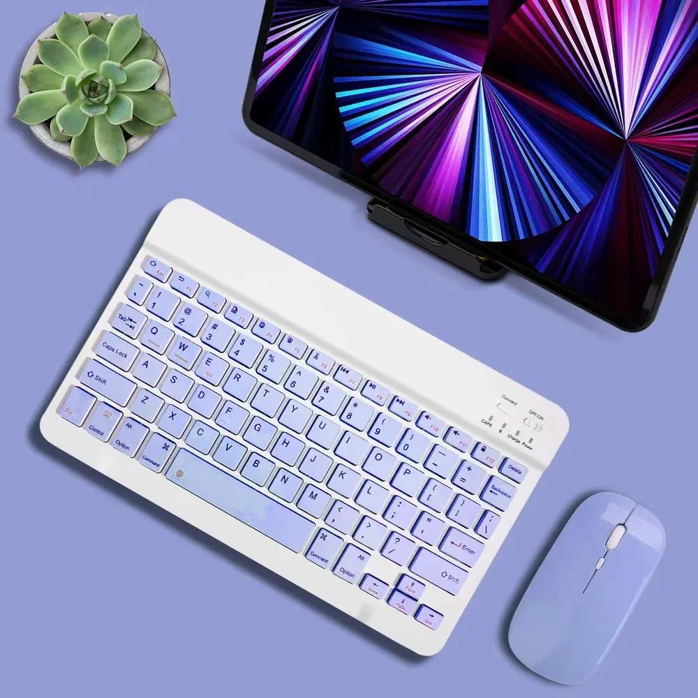 10 inch Multilingual Keyboard for Samsung iPad Tablet Android Windows Bluetooth-compatible Wireless 