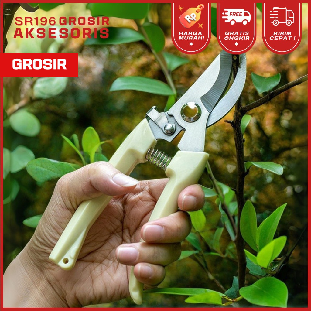 GROSIR Gunting Pemotong Dahan Akar Ranting Daun Tanaman Pemotong Gunting Berkebun