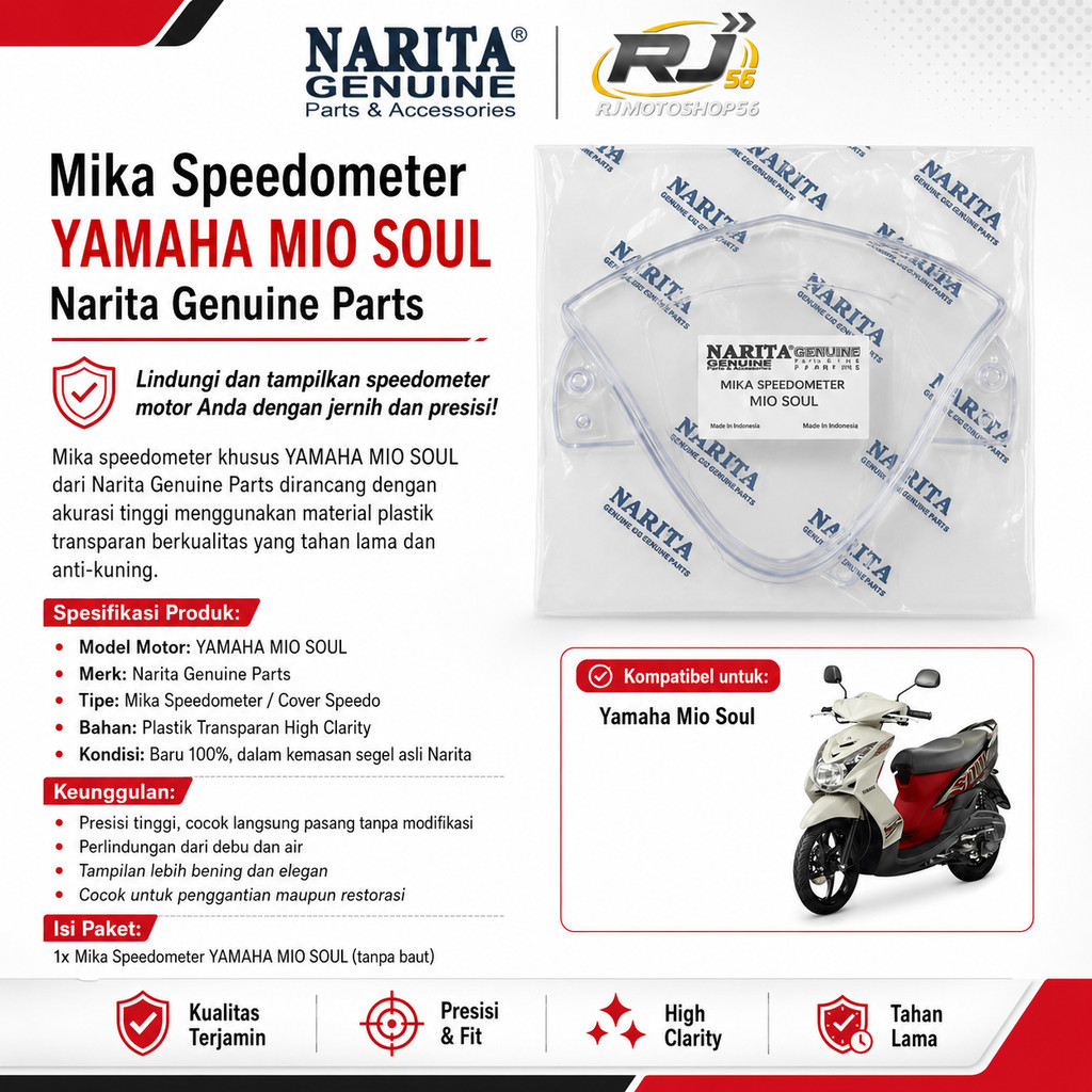 Mika Speedometer YAMAHA MIO SOUL – Narita Genuine Parts