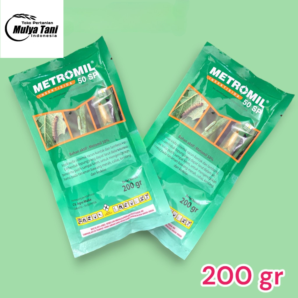 (kemasan 200gr ) INSEKTISIDA METROMIL 50 SP 200 GR