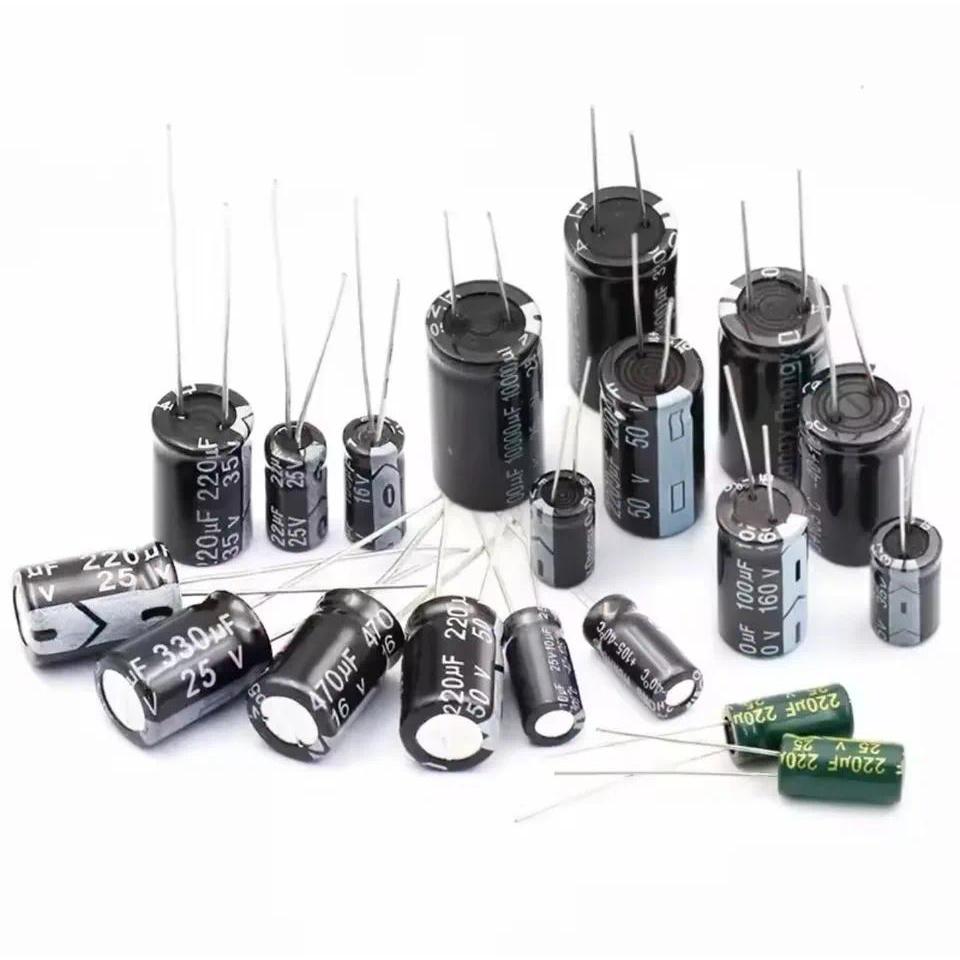 10V 16V 25V 35V 50V 400V 450V DIP Aluminum Electrolytic Capacitor 100UF 220UF 330UF 470UF 680UF 1000