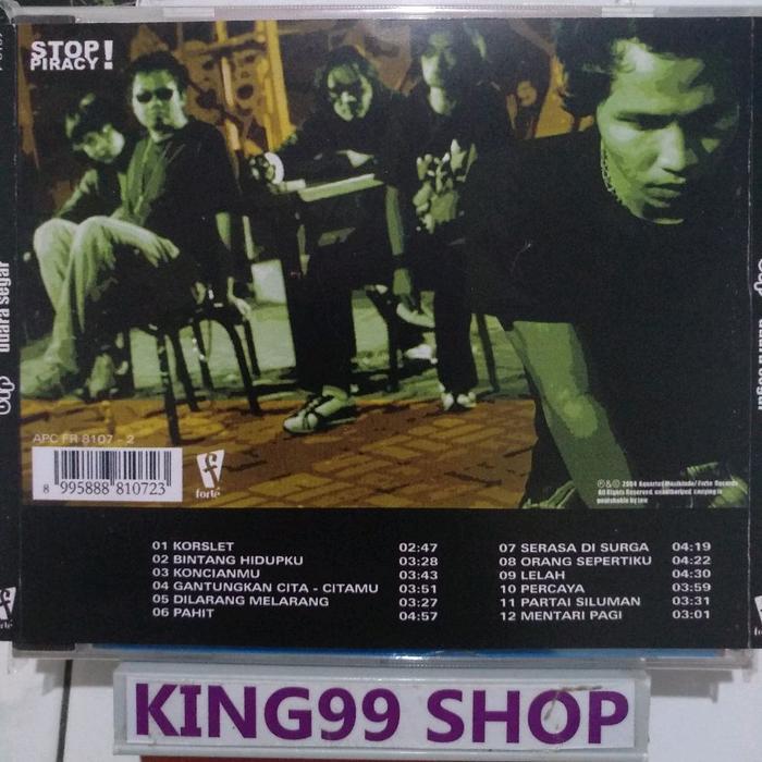 CD BIP - UDARA SEGAR. godbless gigi gong 2000 kantata takwa plastik bayou kidnap katrina ahmad band 