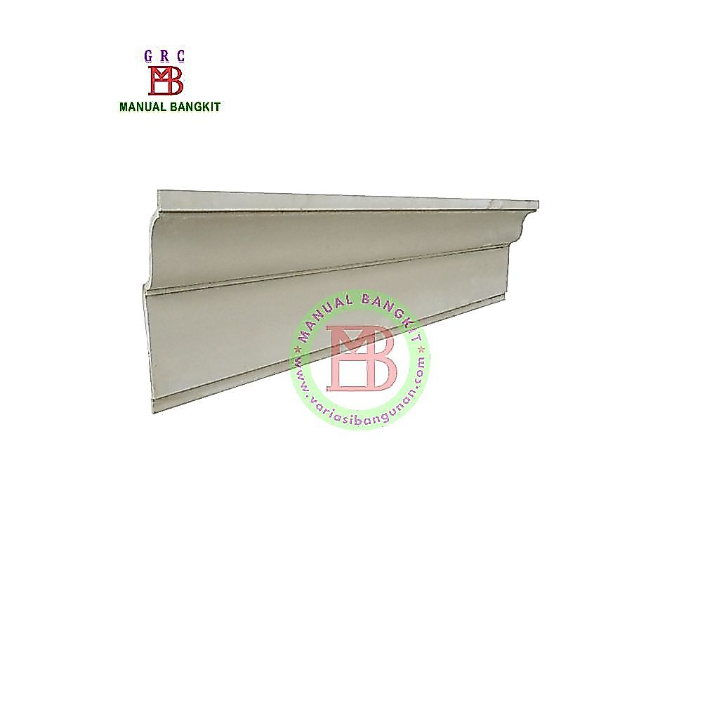 Lisplang GRC Polos Batubara