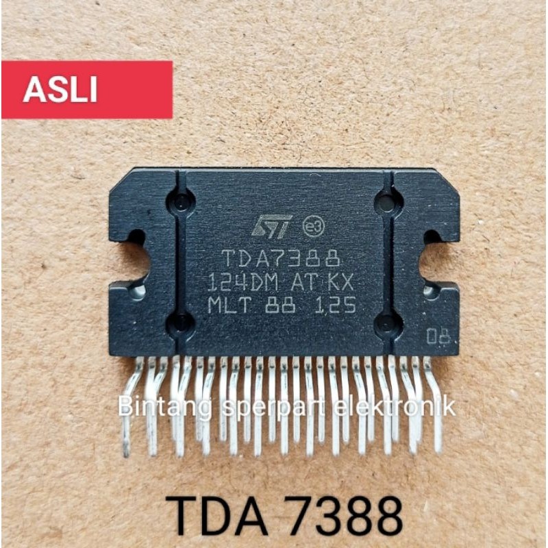 TDA 7388 ORIGINAL  IC TDA 7388 ASLI TRANSISTOR TDA 7388 TDA7388 ASLI YD7388 YD 7388