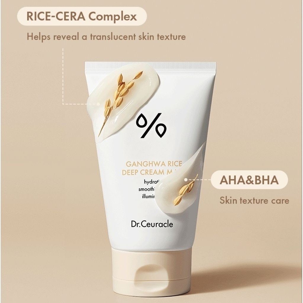 Dr. Ceuracle Ganghwa Rice Deep Cream Mask 120ml