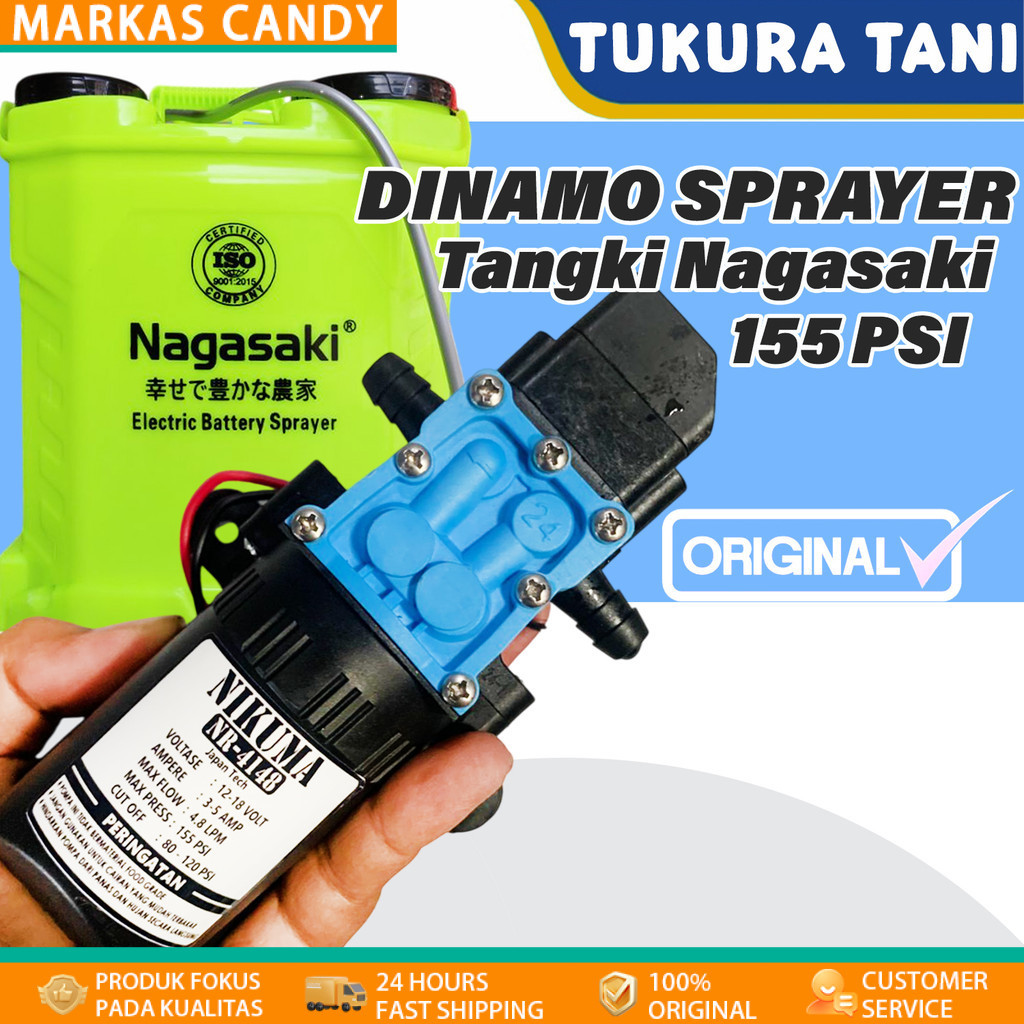 Dinamo sprayer Nagasaki & Nagawa 155 PSI - Dinamo sprayer khusus untuk Tangki Nagasaki & Nagawa - OR