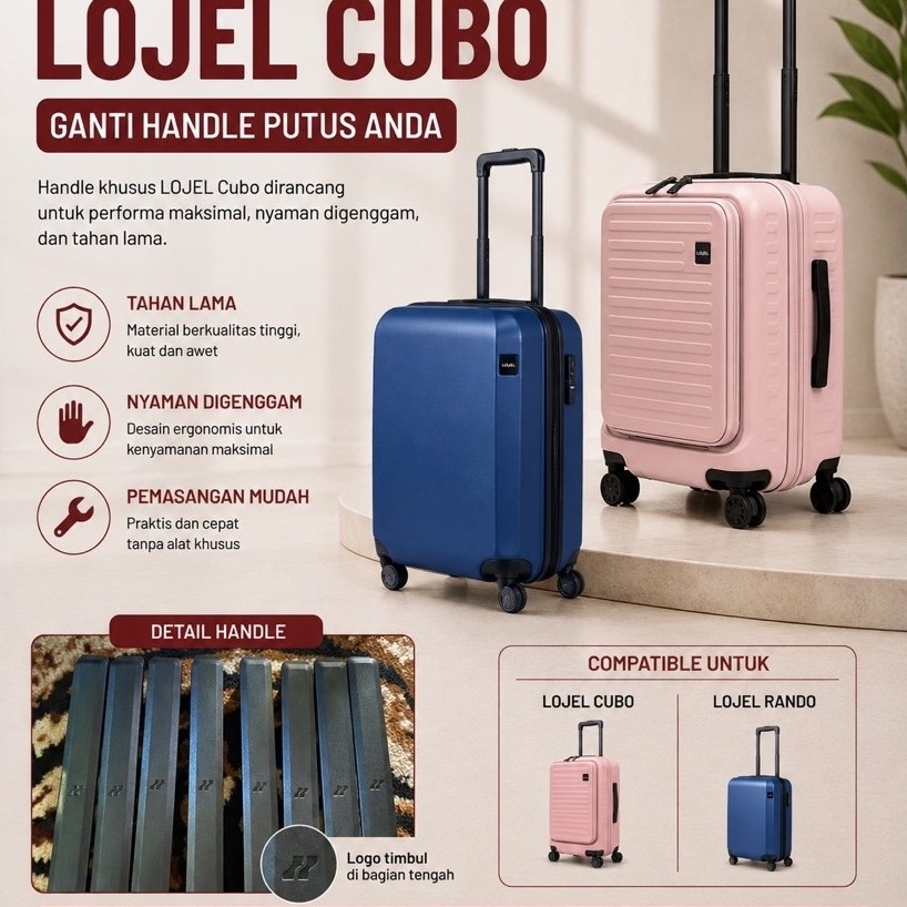 Handle Koper Lojel Original Cubo,Rando,Juna,Groove