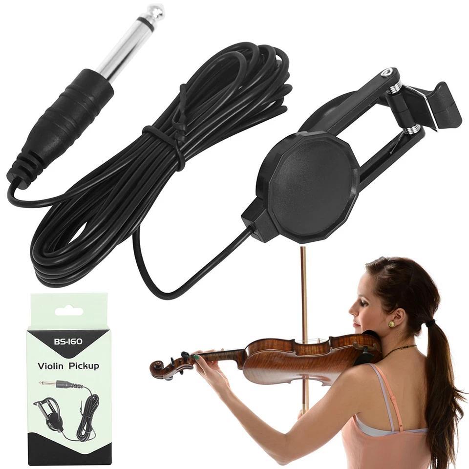 Violin Pickup Violin Microphone Pickup Portable Violin Transducer Pickup Violin Pickup System Musica