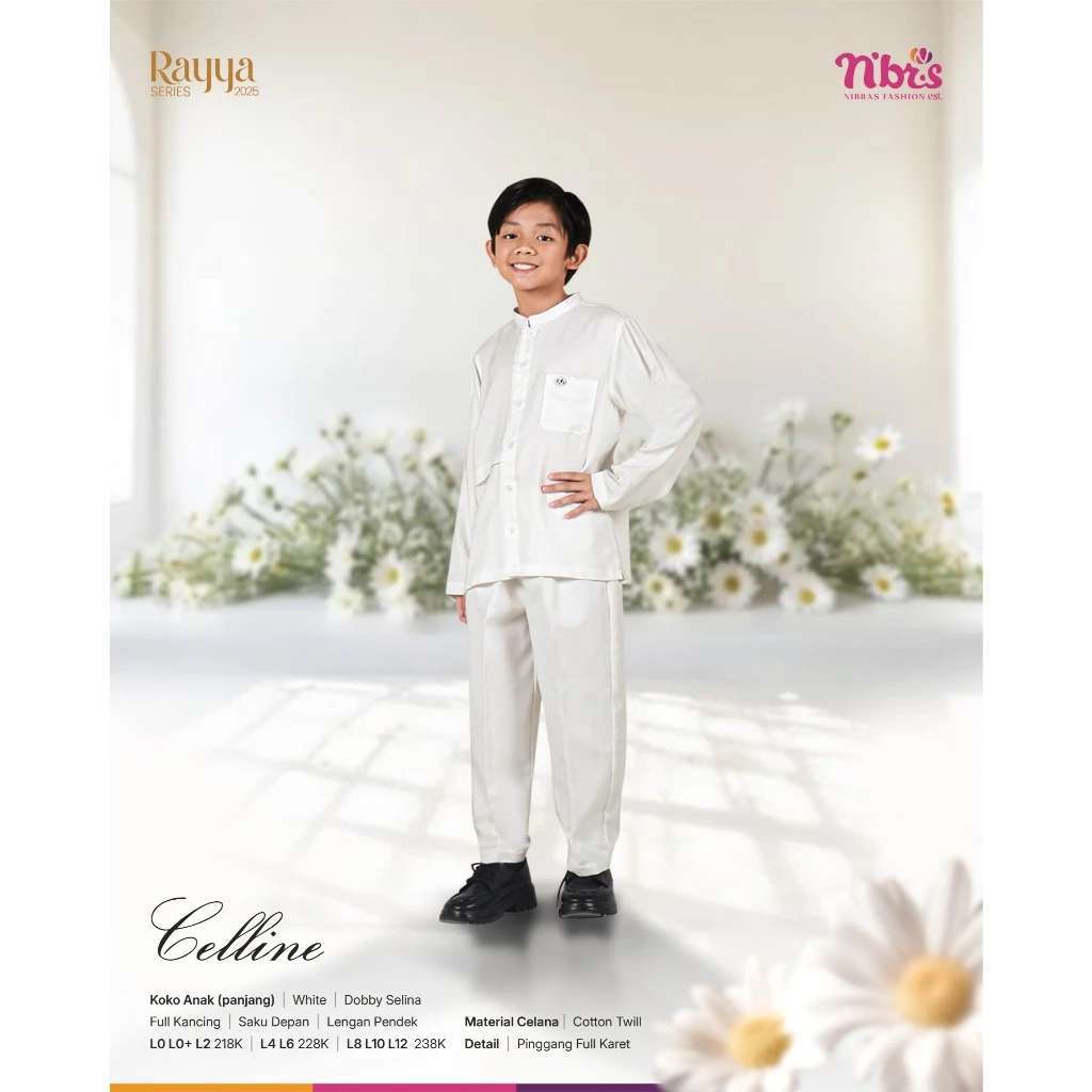 NIBRAS KOKO ANAK CELLINE WHITE
