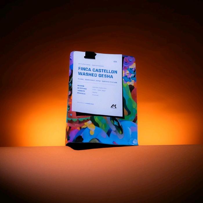 Arahkopirig Finca Castellon Washed Geisha 50 Gram Roasted Beans - Coffee Art Series