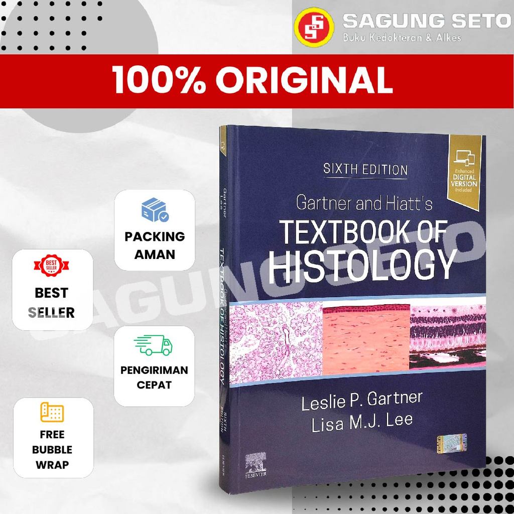 BUKU GARTNER AND HIATTS TEXTBOOK OF HISTOLOGY - LESLIE P. GARTNER