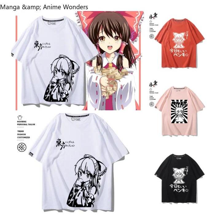 Kaos Anime Touhou Project Hakurei Reimu tshirt