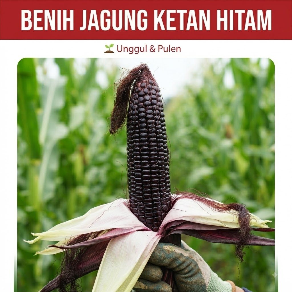 Benih jagung ketan hitam