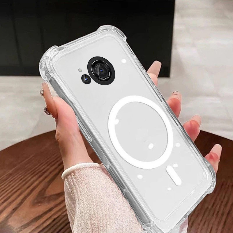 Phone case Sharp Aquos R7 R8 R8S Pro Support Wireless Charging Anti Fingerprint Drop Resistant Prote
