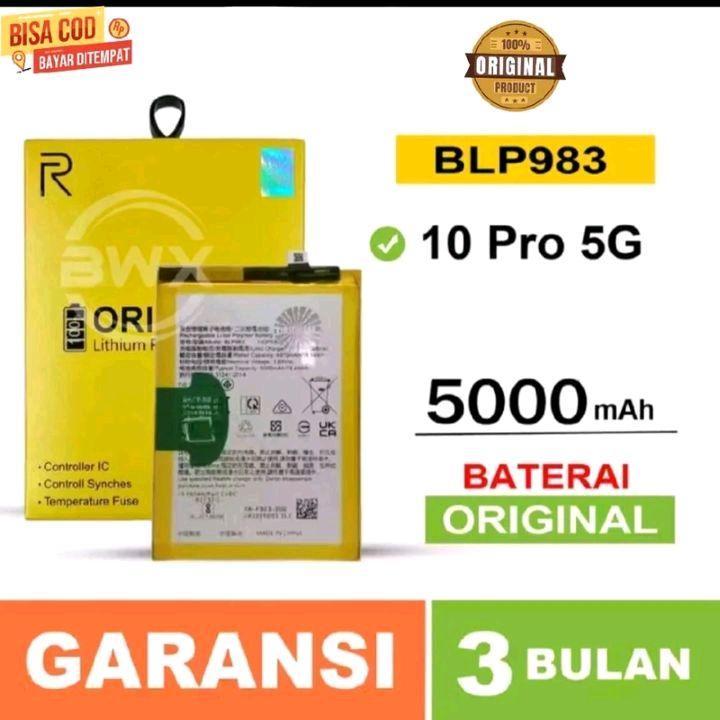 Baterai Batre Relmi 10 Pro 5G Blp983 Battery Original Batrai