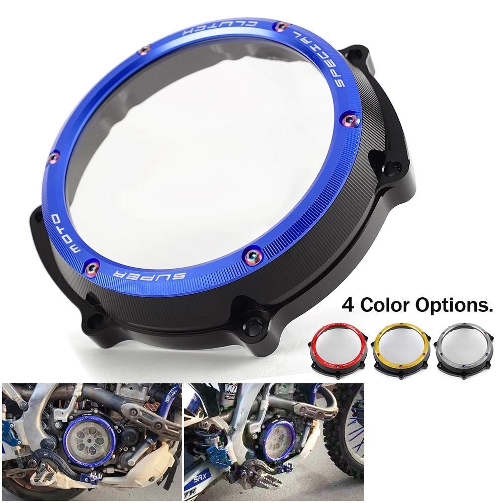 YZ WR 250F Clear Clutch Cover Protector Guard For Yamaha YZ250F WR250F WR250 F 2001 2002 2003 2004-2
