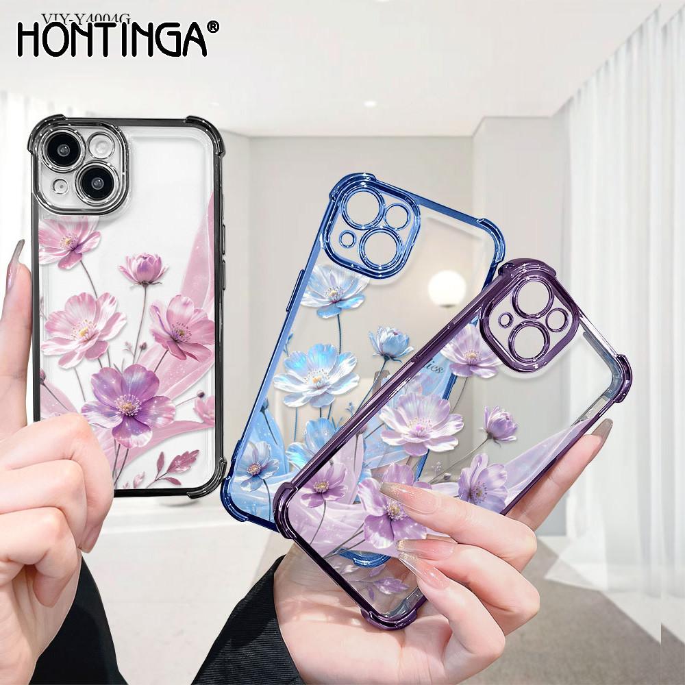 Hontinga Casing Hp Untuk VIVO Y04 Y04S Y05 Y11D Y400 Y21d Anti Jatuh Dengan Kantung Udara FS 2644