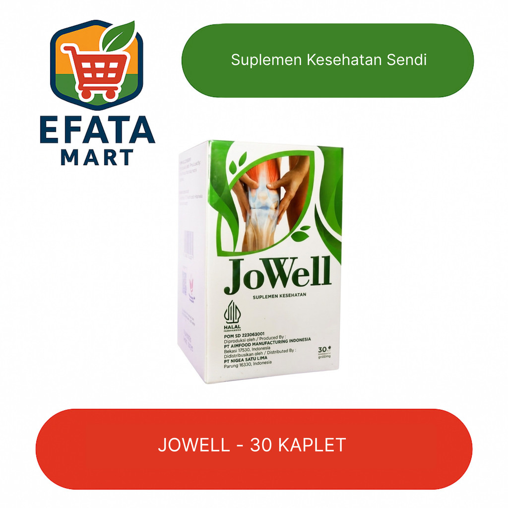JOWELL BOX ISI 30 KAPSUL |  Membantu Menjaga Kesehatan Sendi
