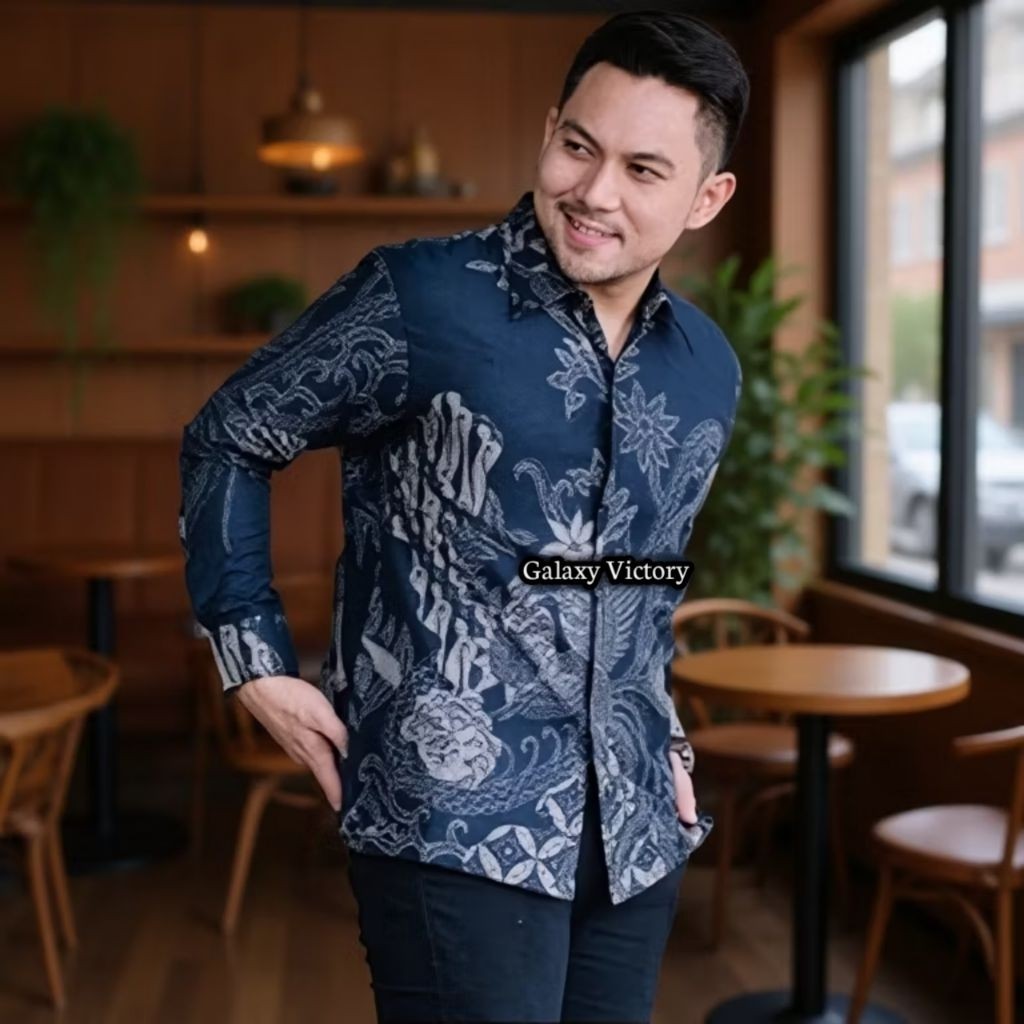 Kemeja Batik Pria Slimfit Premium Batik ChrisR7 C-HR 1030