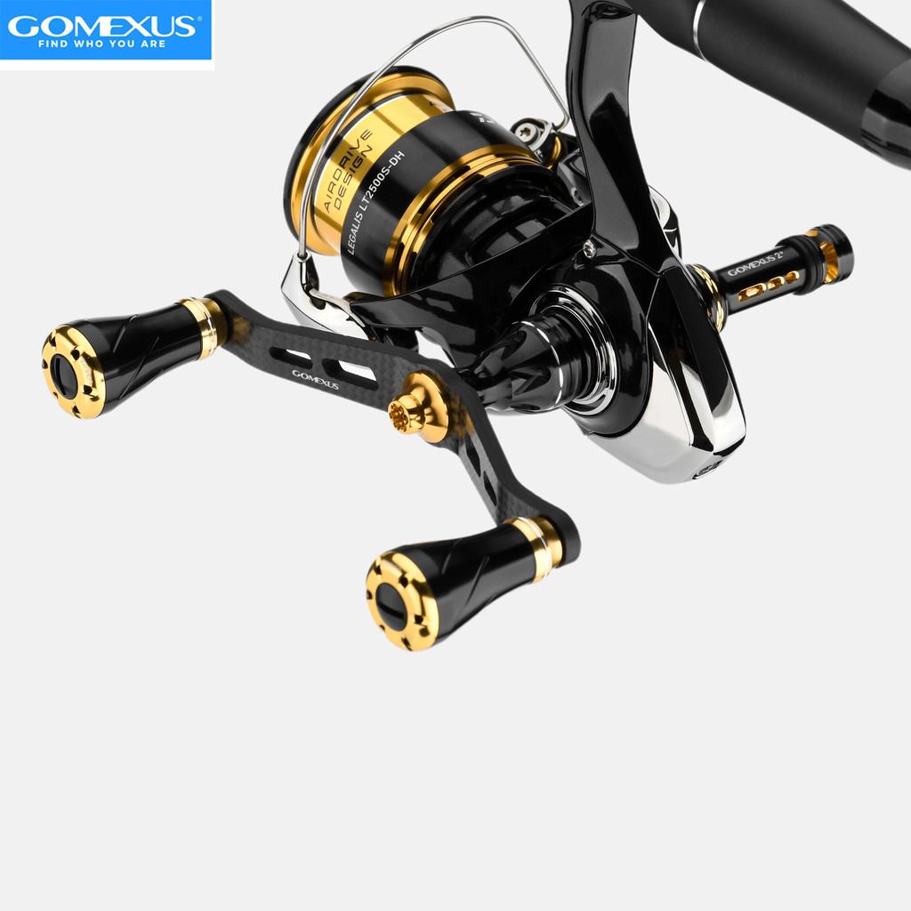 Gomexus Reel Handle for Daiwa 23 Legalis 2500–5000 Spinning Reel with Reel Stand & Line Roller Custo