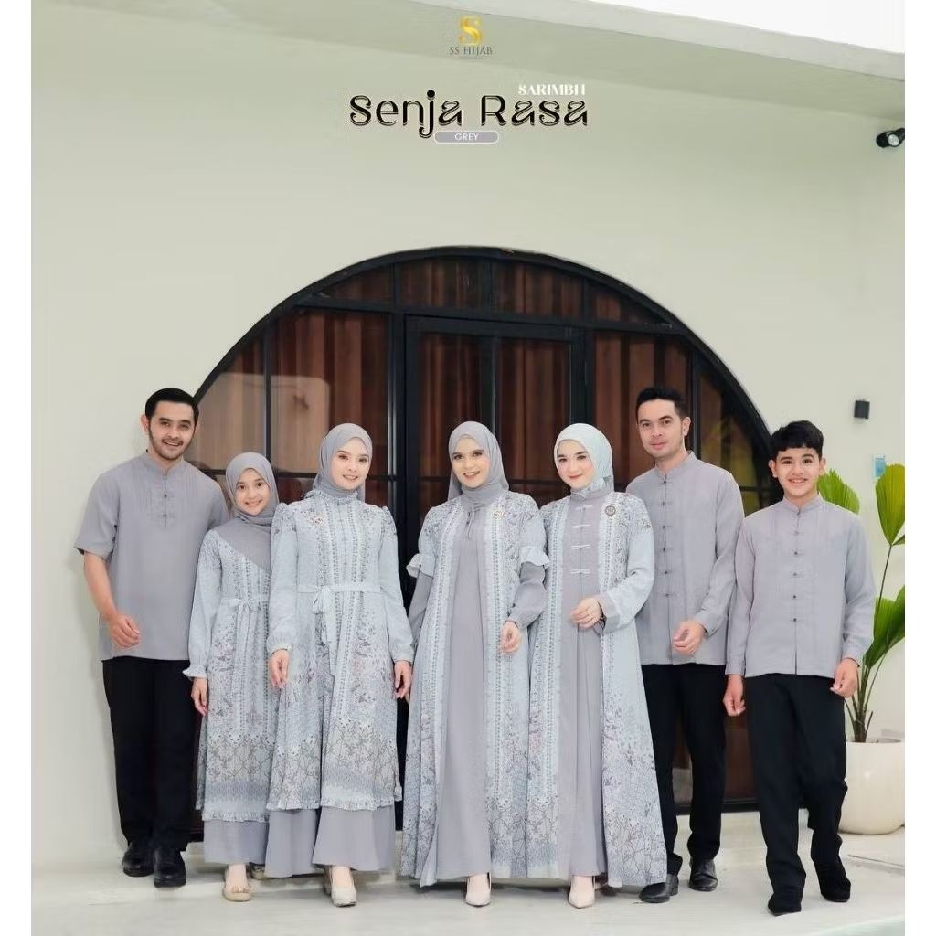 SISTEM PO ‼️(WAJIB CHAT SEBELUM CEKOUT) Sarimbit Keluarga Lebaran Idul Fitri 2027 Senja Rasa Sarimbi