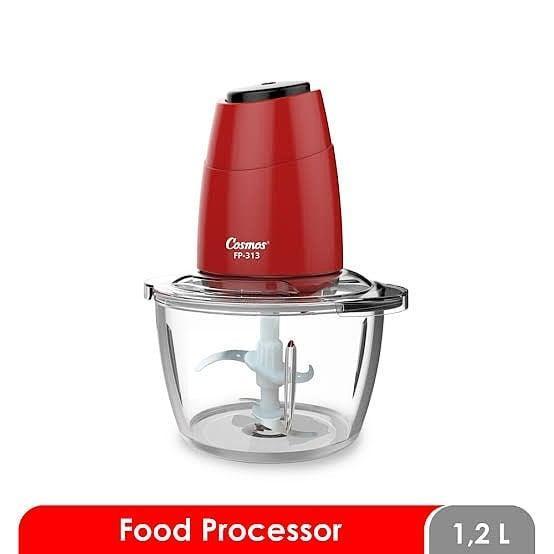 Murah..1 Chopper Food Processor Cosmos 1,2 L Pelumat Penggiling Daging Bumbu