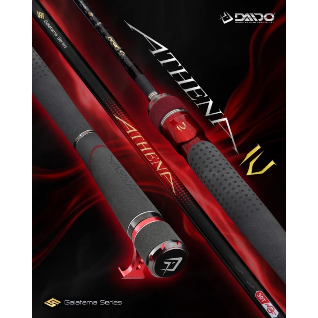 Joran Daido Athena IV 180 Solid Carbon & Double Stopper (Ring Fuji Alconite + 30T Retuned & Twist X 