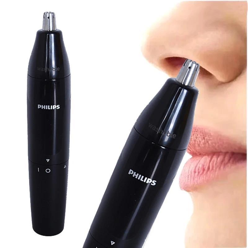 Philips NT1620 Nose Hair Trimmer Rotating Fully Washable Safe & Painless Removal for Nose, Ear & Eye