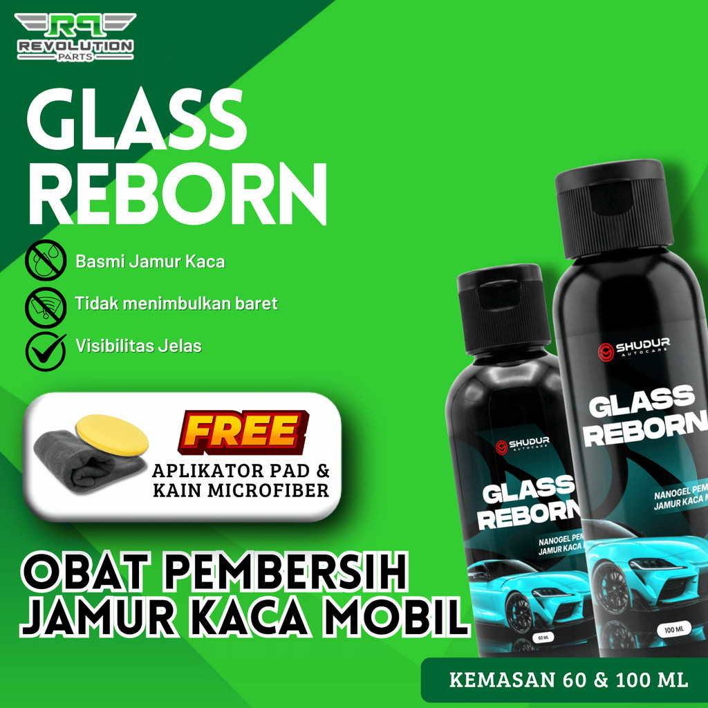 Obat Jamur Kaca Mobil Glass Reborn Nanogel Penghilang Waterspot -ARV