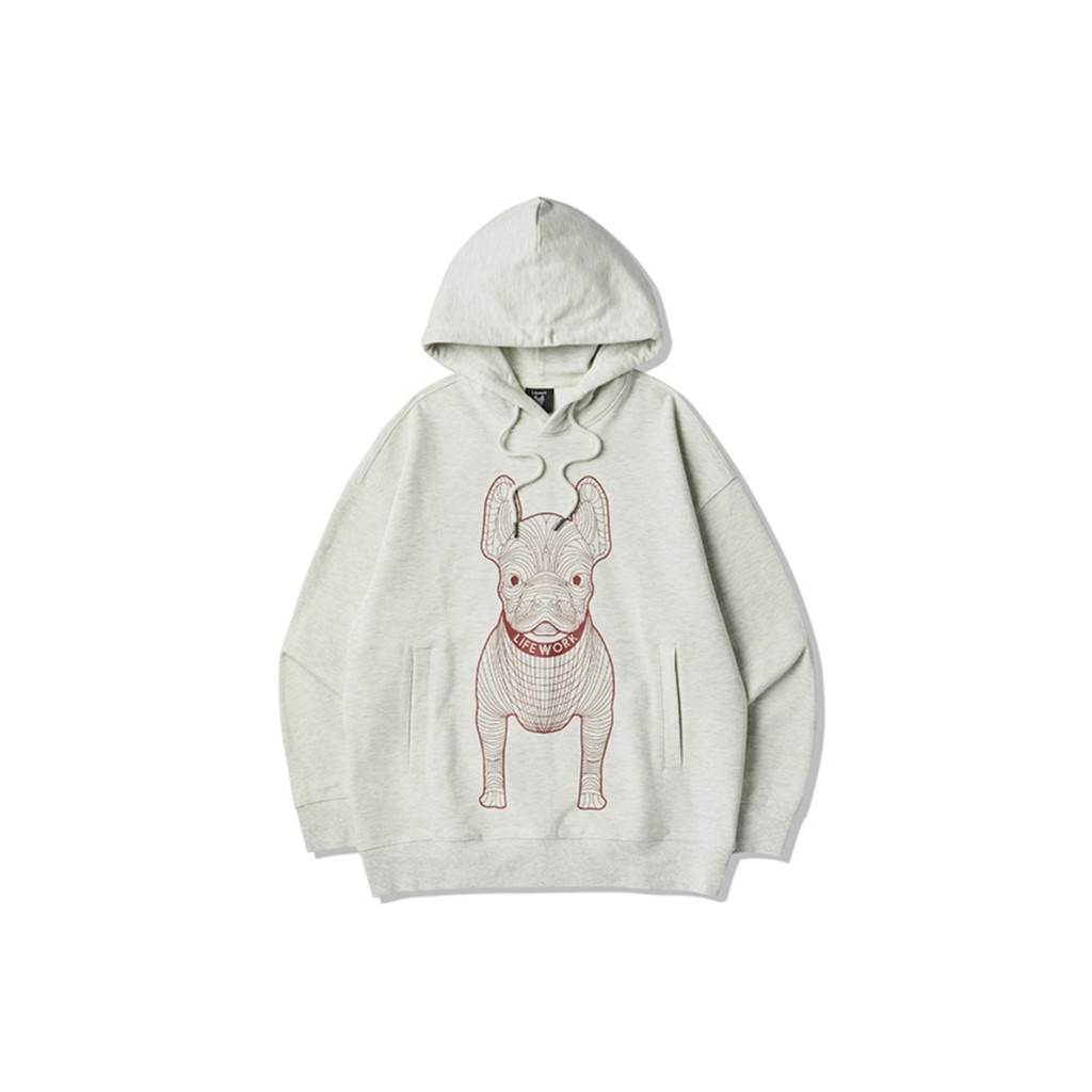 LIFEWORK Big Radog Hoodie Oatmeal