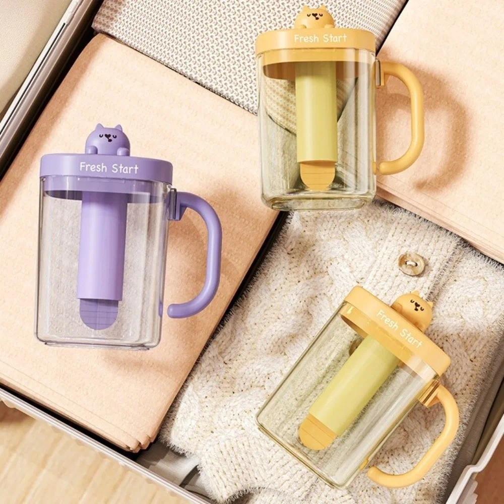 New Plastic Travel Toothbrush Cup Set Clear with Folding Toothbrush Kids Toothbrush Cup Dental Care 