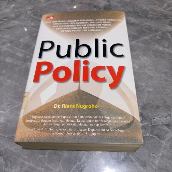 Public Policy - Dr.  Riant Nugroho-J2