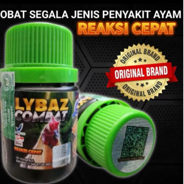 FERTUSHOP  Lybaz Combat Obat Ayam Virus Bakteri 24 Jam