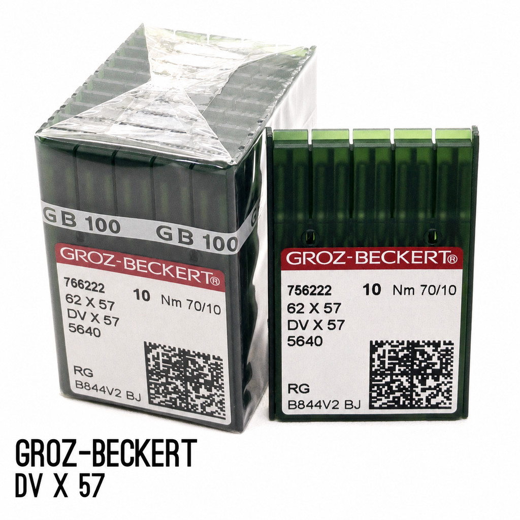 24 JAM Jarum Jahit DVx57 Groz Beckert GB Needles Germany Kansai Smocking Smoking Siruba DV x 57 Jerm