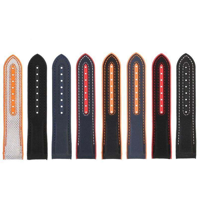 Rubber Strap For Omega Watch Planet Ocean 600M bracelet Seamaster 300M WatchBand Speedmaster 8900 88