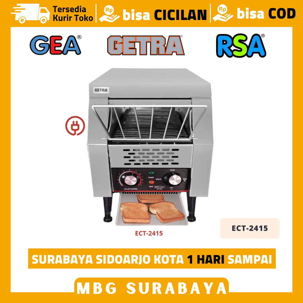 GETRA ECT 2415 ECT-2415 CONVEYOR TOASTER MESIN PEMANGGANG ROTI Original