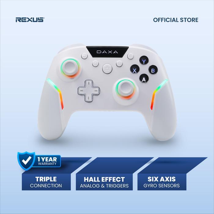 Rexus Daxa Borion AX8 Gamepad Bluetooth Wireless - Gyro Sensor & Mechanical Switches