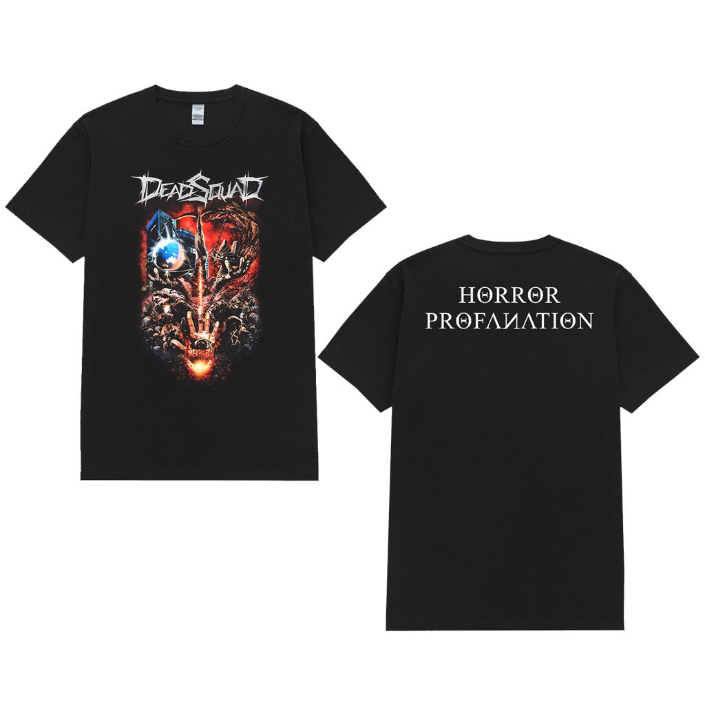 (COD) Trendrock - Baju Band DEADSQUAD "Horror Profanation" PREMIUM TSHIRT + Free Stiker / Kaos Band 
